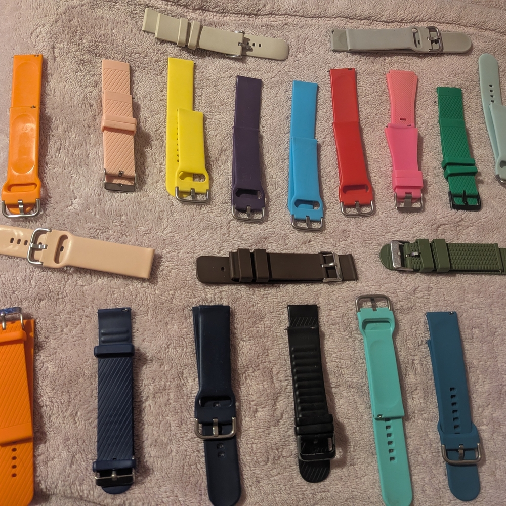 22MM Colorful Watch Bands Collection